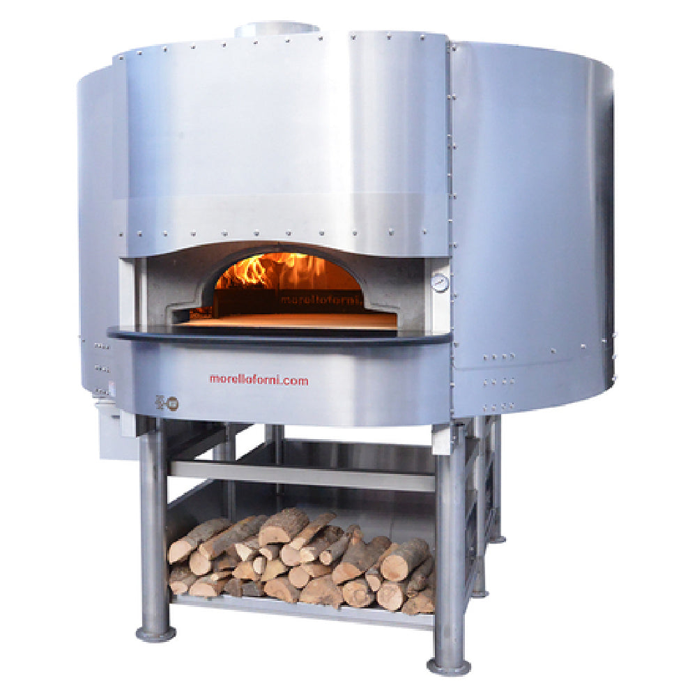 Rosito Bisani FW150 Morello Forni Wood Fired Pizza Oven Wood 59" Inside Cooking Diameter