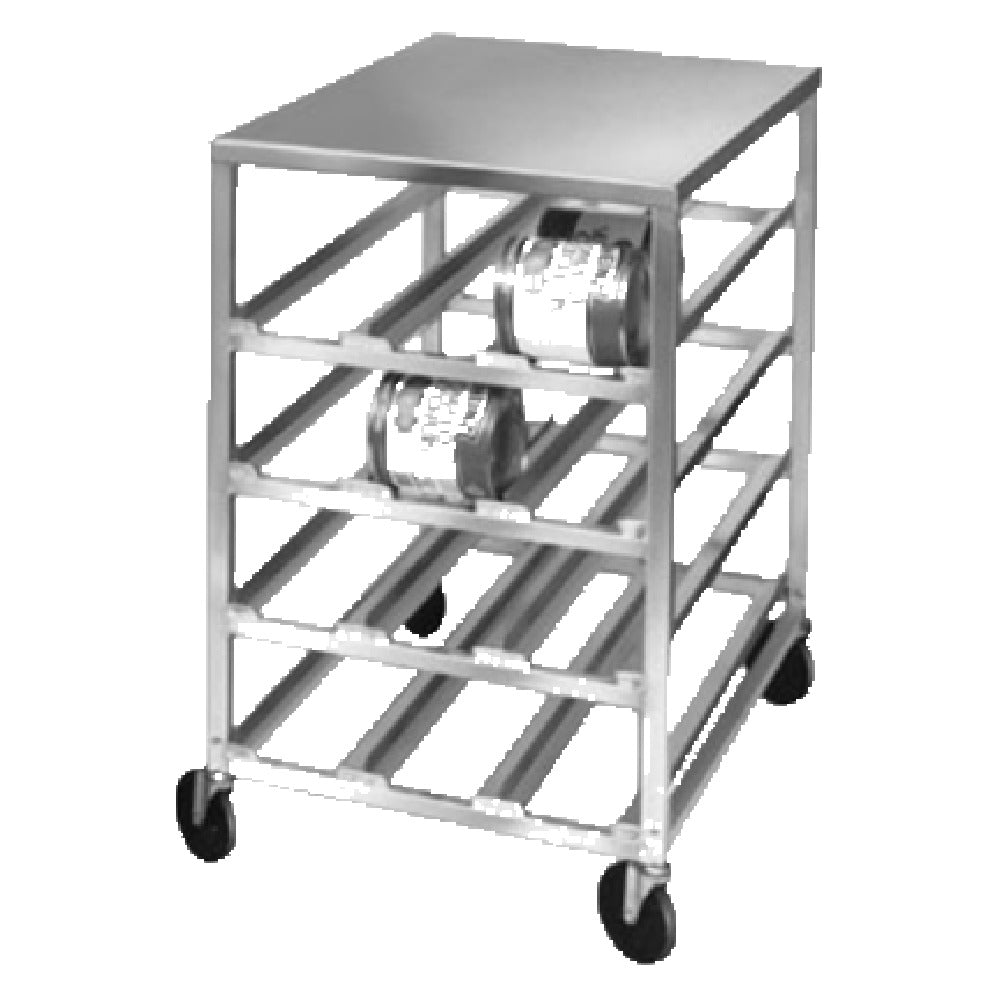 Channel CSR-4MS Can Rack Half Size Mobile Stainless Steel Top