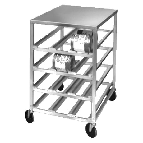 Channel CSR-4MS Can Rack Half Size Mobile Stainless Steel Top