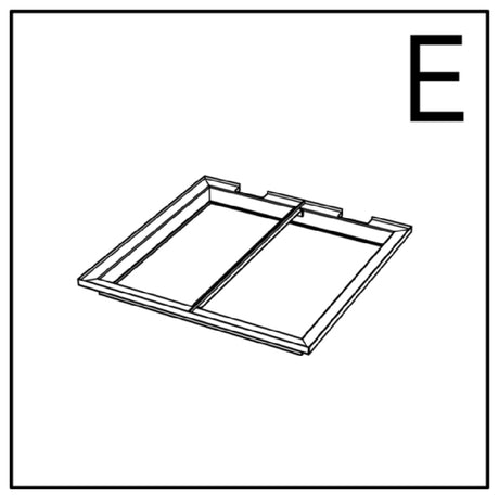 Bauscher Hepp VE-20007 - Venta® 1 X Table Frame STAGE 80 ELEMENTS, Stainless Steel