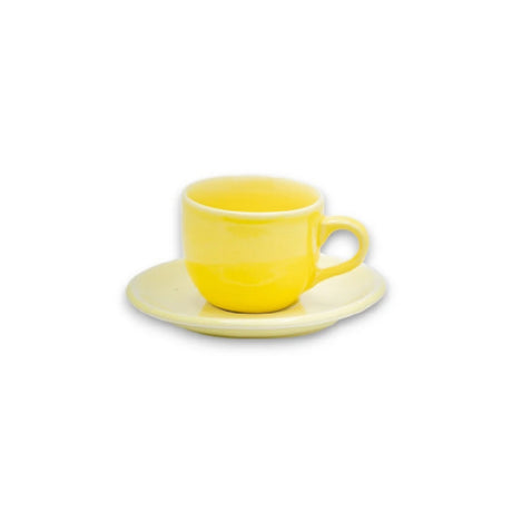 By The Earth Living CM074 Tea Cup & Saucer 5.5" Dia. Saucer 6 Oz Cup