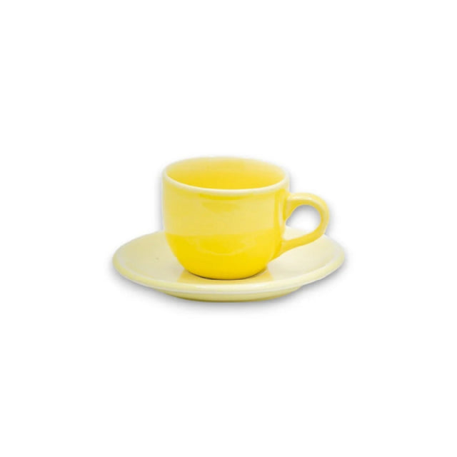 By The Earth Living CM074 Tea Cup & Saucer 5.5" Dia. Saucer 6 Oz Cup