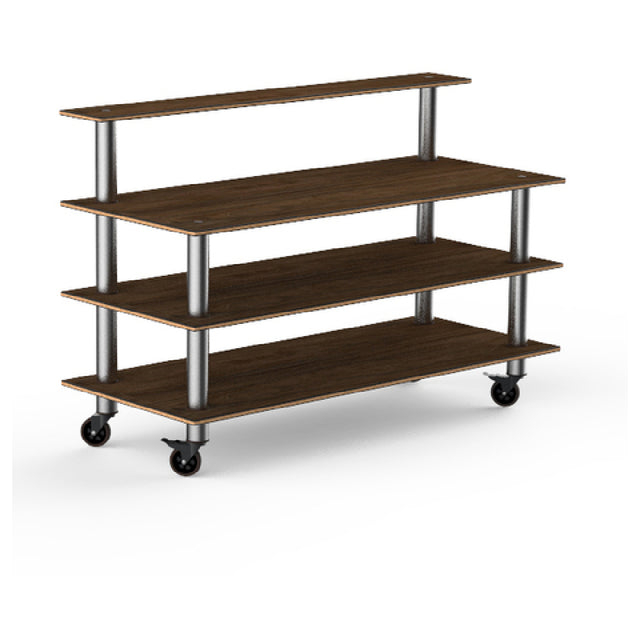 Steelite MGCMLB13WSXW Mogogo Buffet Solutions Modular Classic Plus 3-tier 71" X 29-1/2" X 47"H