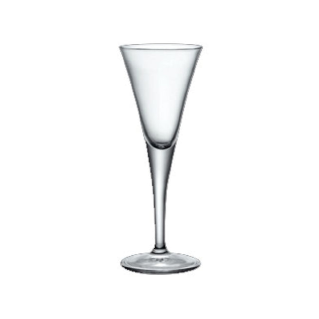 Steelite 4918Q018 Schnapps Glass 2 Oz. (H 5-3/4" M 2-1/8" T 2-1/8" B 2-1/8") Pulled Stem