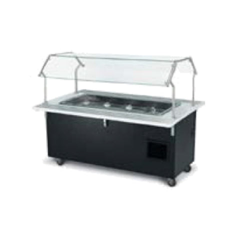 Vollrath 97075 4-Series Signature Server® ADA Rectangular (5) Pan Non- Refrigerated Cold Station Base