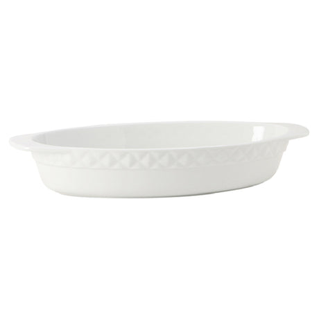 Tuxton EAP-101 Casserole Dish 3-1/2 Qt. 17-3/4"L X 8-1/2"W X 3"H (15-3/4"L Without Handle)