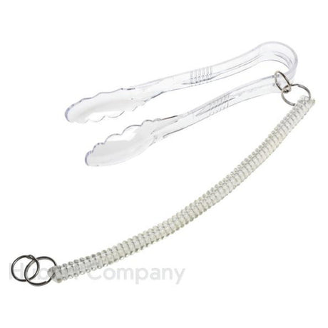 Hubert 80937 - Tong Kit, 9"L, With Coil Tether & (2) Keychain Rings
