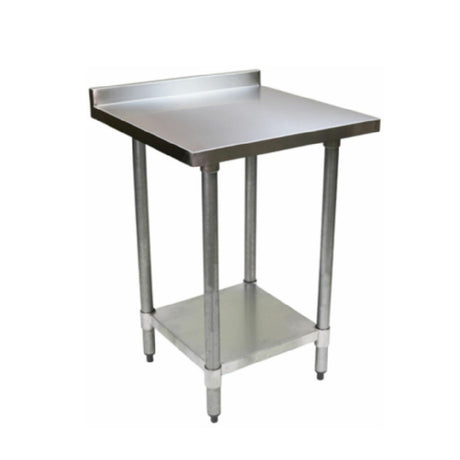 Hubert 14586 - Kratos® 430 Stainless Steel Work Table, 24"W X 24"D X 36"H, 18 Gauge Type 430-series Stainless Steel Top