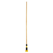 Rubbermaid FGH216000000 - Gripper® Wet Mop Handle, 60"L, Wood With Yellow Plastic Head