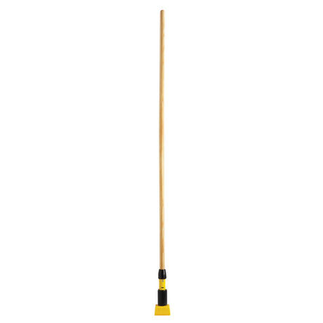 Rubbermaid FGH216000000 - Gripper® Wet Mop Handle, 60"L, Wood With Yellow Plastic Head