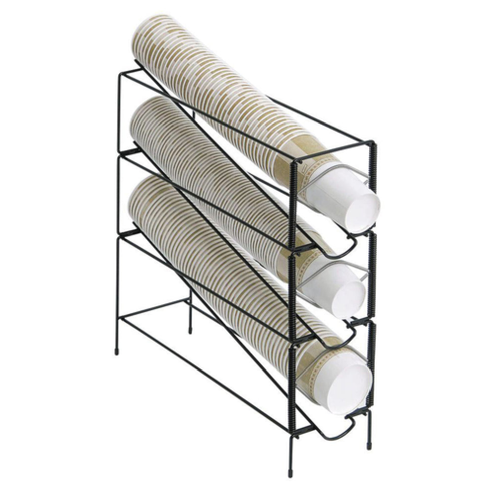 Hubert 48719 - Cup Dispenser Tower, 3-compartment, 6-1/4" X 20" X 19-1/4"H