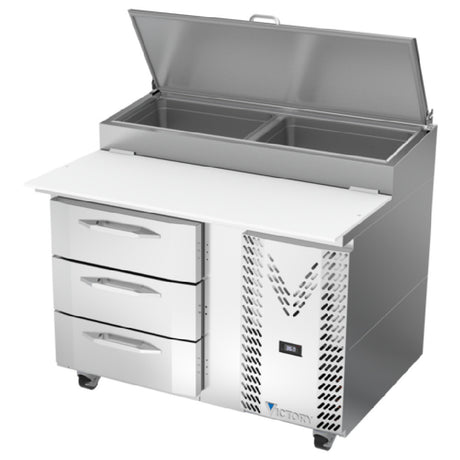 Victory VPPD46HC-3 - Pizza Prep Table, Powered By V-Core™, One-section