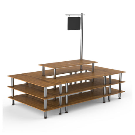 Steelite MGCMLB07BSXF - Market Square Station, 130.0" X 71.0" X 107.0", Modular