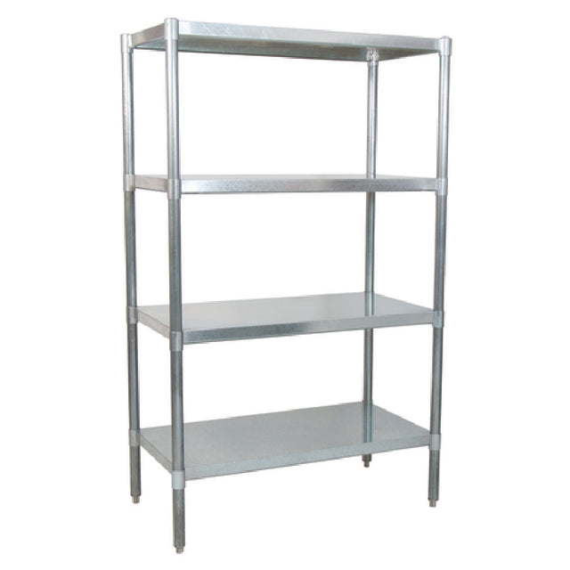 BK Resources VSU6-5524 Dry Storage Shelving Unit 55"W X 24"D X 72"H (4) Adjustable Shelves