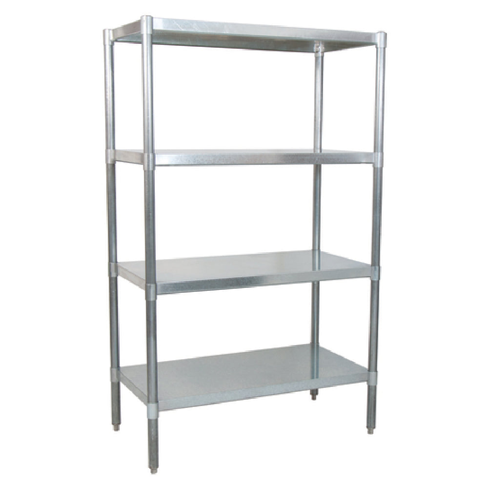 BK Resources VSU6-6724 Dry Storage Shelving Unit 67"W X 24"D X 72"H (4) Adjustable Shelves