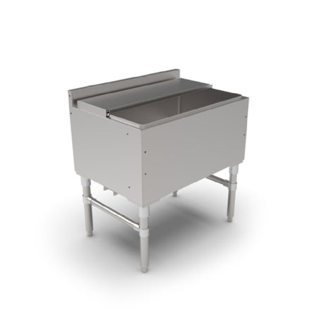 John Boos UBIB-2130-CP10-X Underbar Ice Bin/Cocktail Unit 30"W X 21"D X 32-1/2"H Overall Size