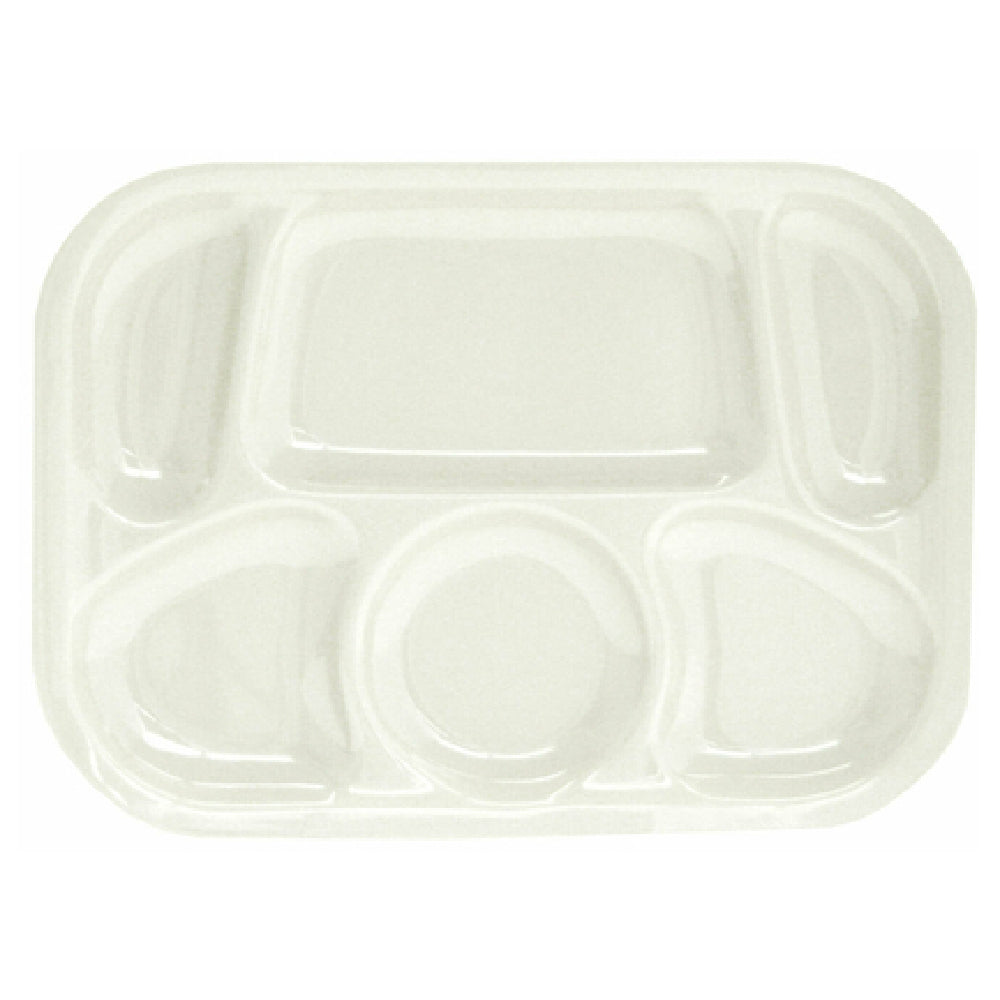 Thunder Group ML803W Compartment Tray 13" X 9-1/2" 6 Compartments