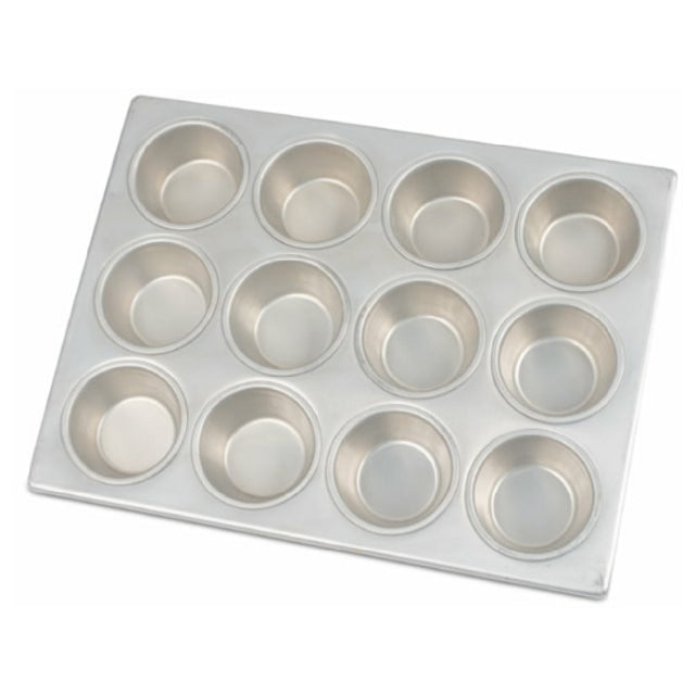 JB Prince M263 Standard Muffin Pan 14"W X 11"D X 1-1/2"H 12 Forms