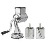 Harold Import Co. 12006 Suction Base Cheese Grater 9" X 4" Includes 2 Drums- Fine & Coarse