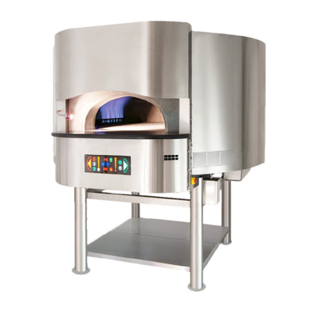 Rosito Bisani FGR110-ST Morello Forni Rotary Pizza Oven Gas 43" Inside Cooking Diameter