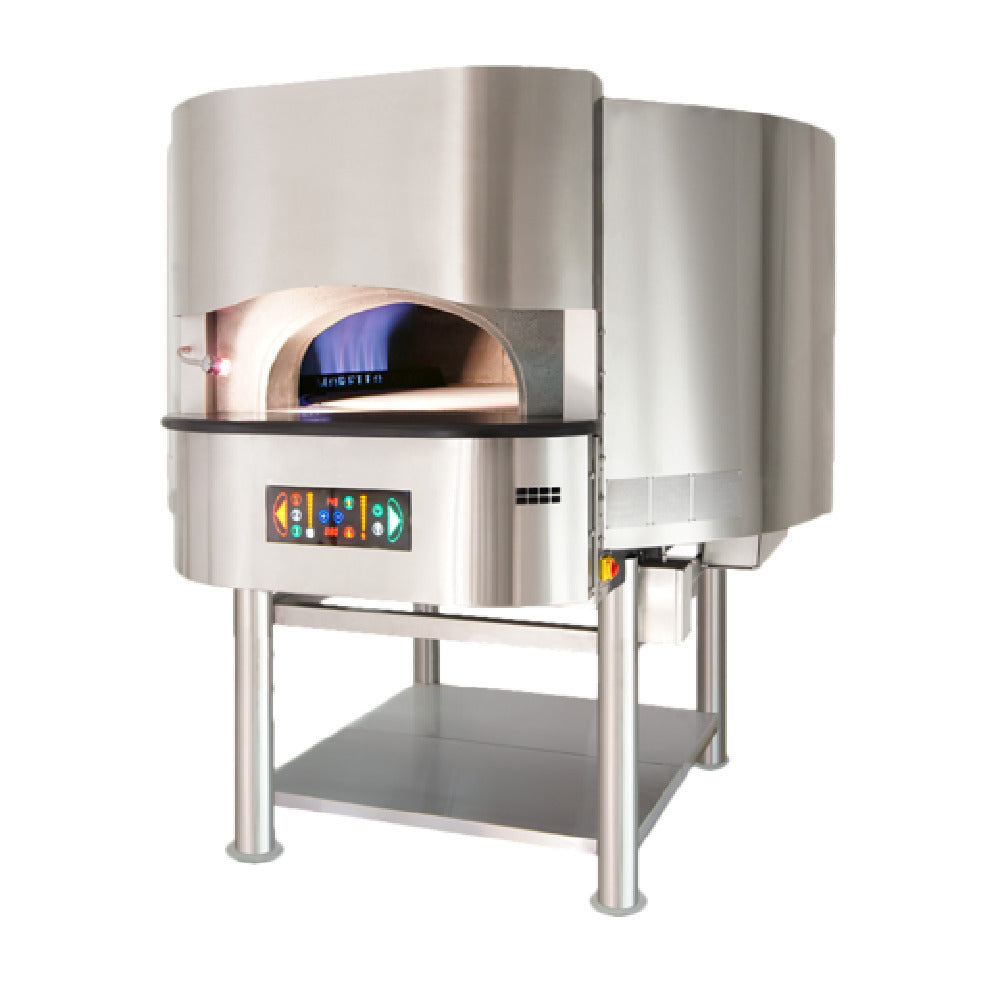 Rosito Bisani FGR150-ST Morello Forni Rotary Pizza Oven Gas 59" Inside Cooking Diameter