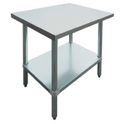 Hubert 80751 - Work Table, 30"W X 24"D X 34"H, Rectangular