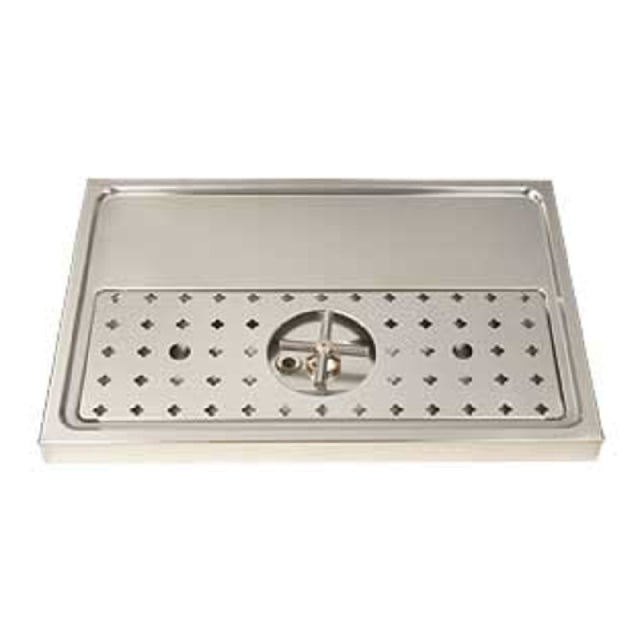 Micro Matic DP-1605 Platform Drip Tray With Glass Rinser Surface Mount 23-5/8"W X 15-3/4"D