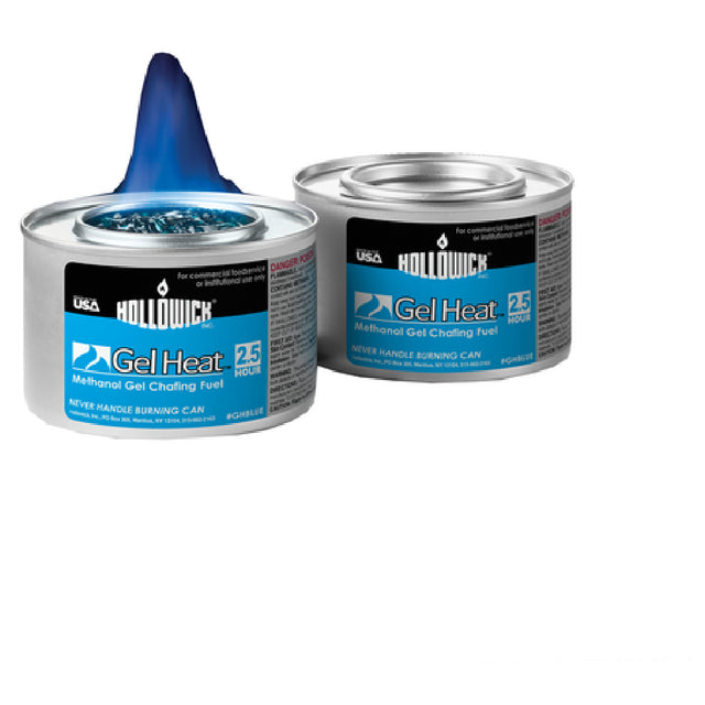 Hollowick GHBLUE Gel Heat™ Blue Chafing Fuel 7 Oz. Methanol