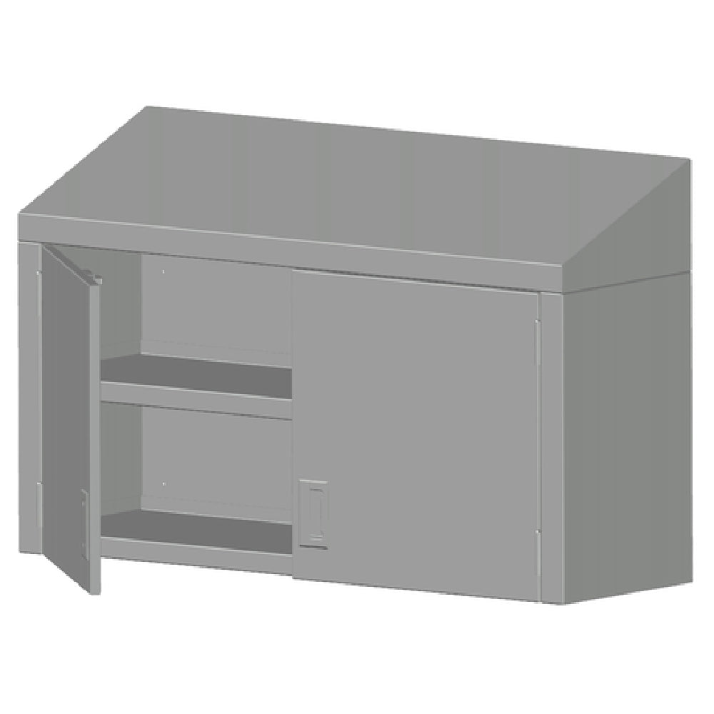 SPG CWH-5 - Universal Stainless Cabinet, Wall Mount, 60" X 15" X 30"