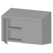 SPG CWH-5 - Universal Stainless Cabinet, Wall Mount, 60" X 15" X 30"