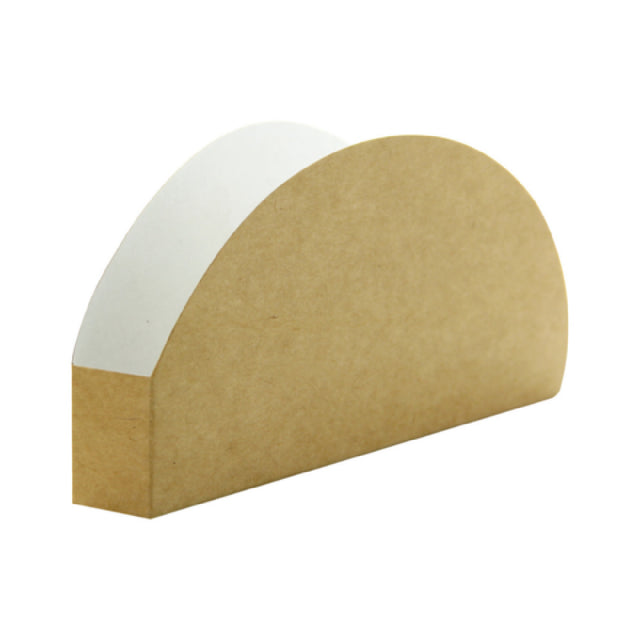 PacknWood 210CTAC150K - Kraft Taco Tray: 5.9" L X 2.8" W X 0.8" H, (per Case = 1000 Each)