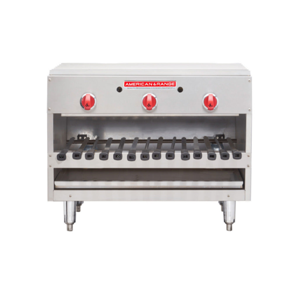 American Range AROB-60_NAT - Infrared Brazilian Broilers, Gas, 60" Wide