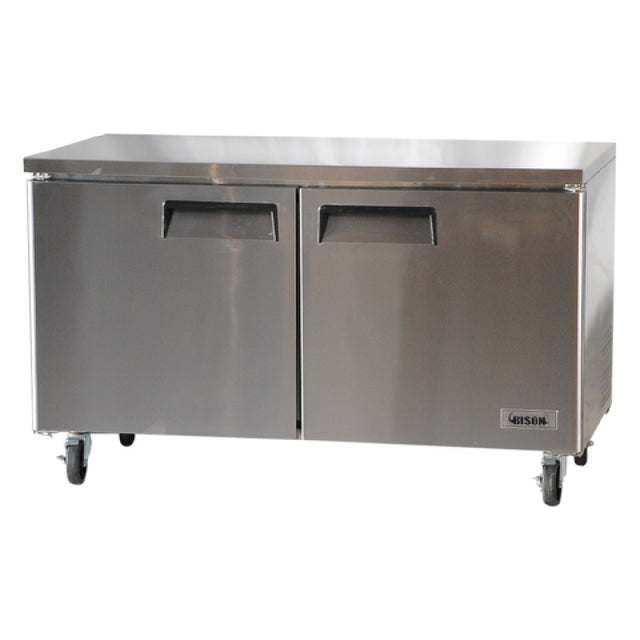 Bison BUF-60 Undercounter Freezer Two-section 17.9 Cu. Ft.