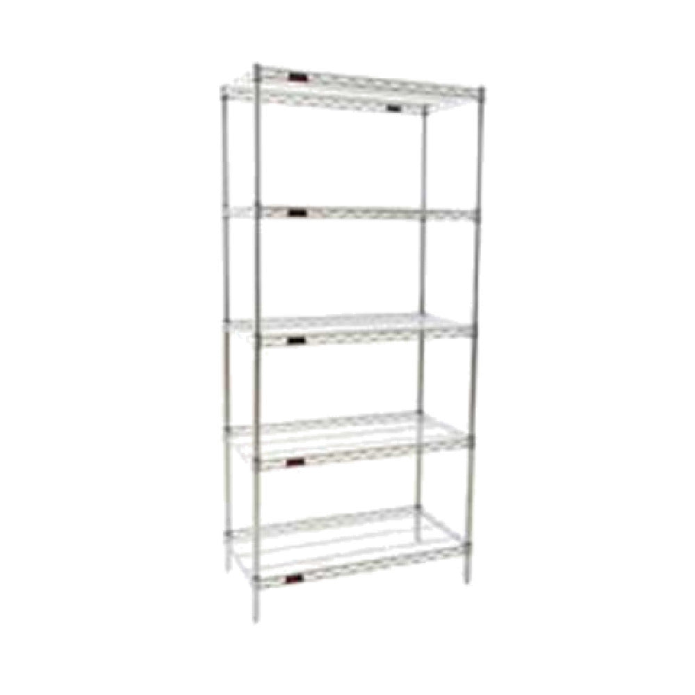 Eagle S5-74-1824S Starter Shelving Unit 5-tier 24"W X 18"D X 74"H