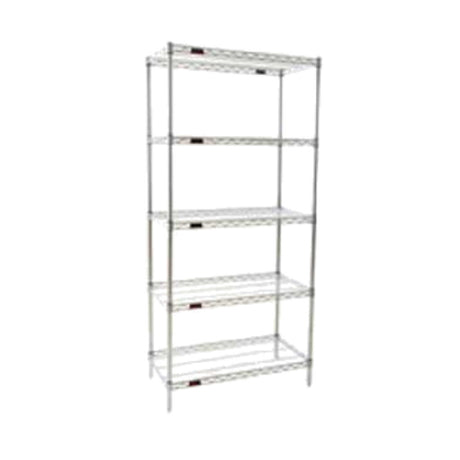 Eagle S5-74-1824S Starter Shelving Unit 5-tier 24"W X 18"D X 74"H