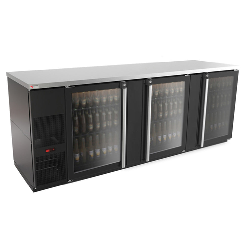 Micro Matic MBB94G-E Pro-Line™ E-Series™ Refrigerated Back Bar Cabinet Three-section