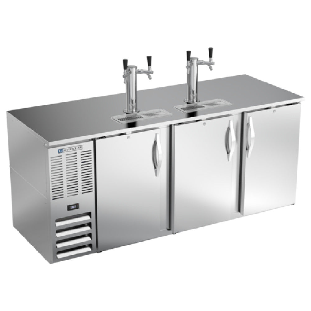 Beverage Air DD78HC-1-S - Draft Beer Cooler, 79"W, 29"D