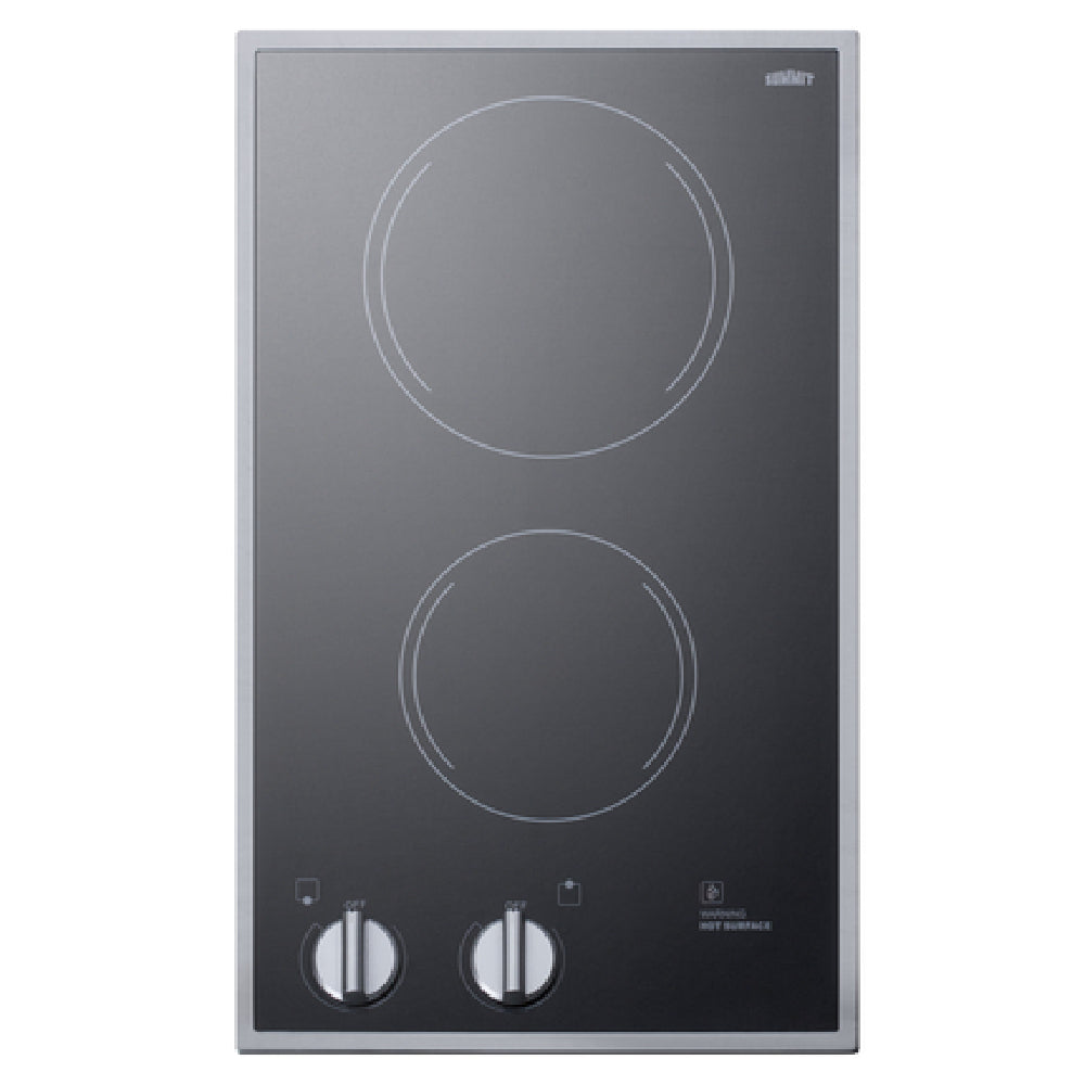 Summit CR2B12ST Radiant Cooktop Electric 11-3/4" W