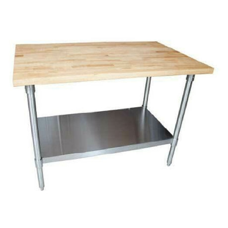 BK Resources MFTG-7236 Work Table With Galvanized Undershelf 72"W X 36"D X 34-3/4"H Overall Size