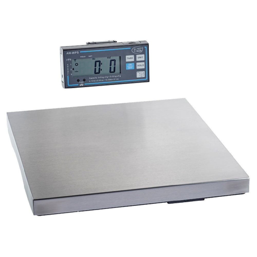 Yamato AW-WPS Accu-Weigh® Wireless Platform Scale Digital 0-30 Lb. X 1/8 Oz. (fractional Ounces) / 0-10 Lb. X 0.05 Oz. / 10-30 Lb. X 0.1 Oz. / 0-5 Kg X 0.002 Kg / 5-15 Kg 0.005 Kg