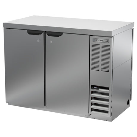 Beverage Air BB48HC-1-PT-S-27 Refrigerated Pass-Thru Back Bar Refrigerator Two-section