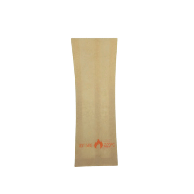 PacknWood 210SACF322 - Kraft Brown Ovenable Paper Bag, 4.3"L X 1.4"W X 13"H, (1000 Pcs)
