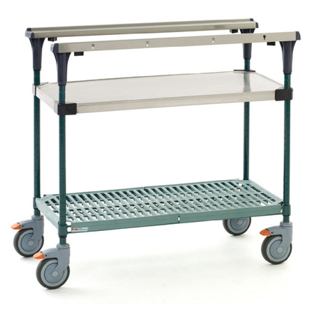 Metro MS1830-FSPR PrepMate® MultiStation (1) 18" X 30" Solid Stainless Steel Shelf & (1) 18" X 30" Super Erecta Pro® Hybrid Mat Shelf