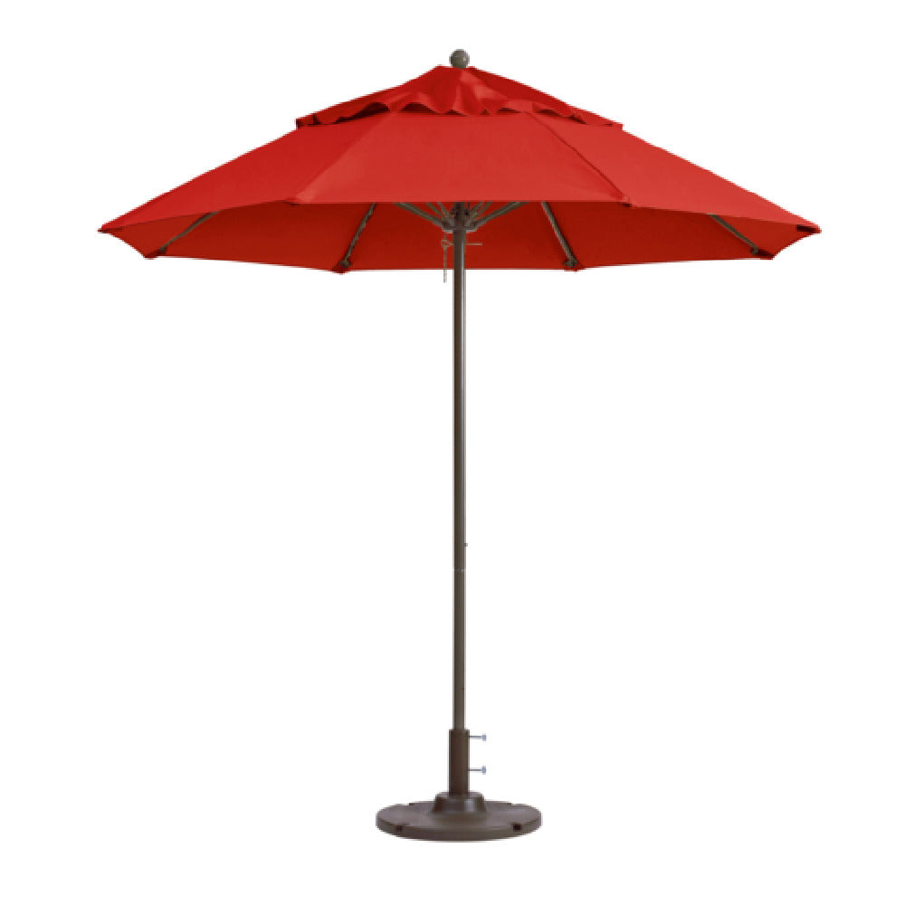 Grosfillex 98866631 Windmaster Umbrella 9 Ft. Round Top