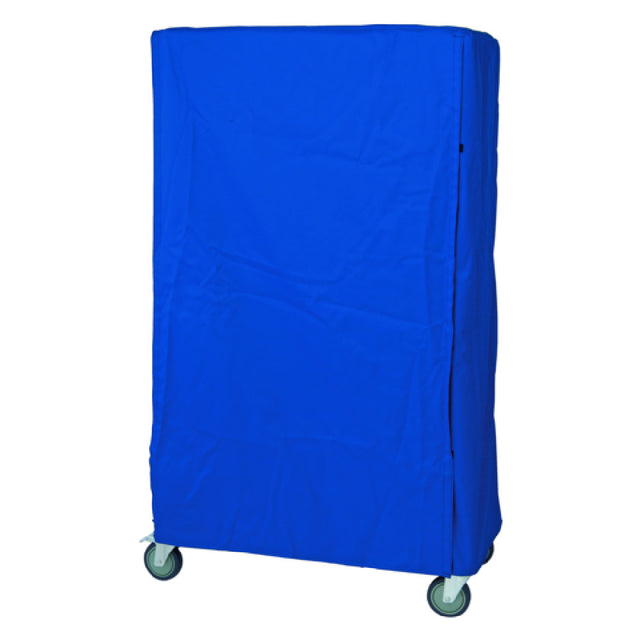 Quantum CC184863BNZ Wire Cart Cover 18"D X 48"W X 63"H 400 Denier Blue Nylon With Zipper Flap (non-returnable) Item Does Not Qualify For Freight Program