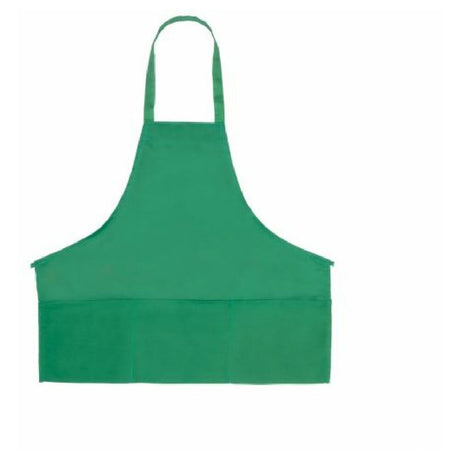 Chef Approved 167BAFHKG Half Length Bib Apron 25" X 28" (2) Front Pockets