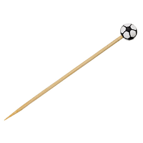 PacknWood 210BBRND - Soccer Skewers, 4.7", Freezer Safe