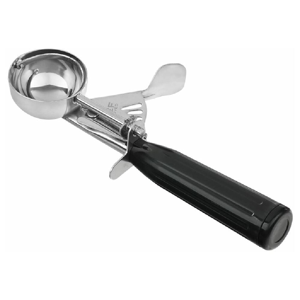 Chef Approved 225316 Disher 1 Oz / #30 Thumb Press Black Handle