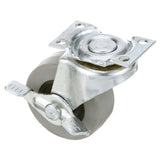 FWE CSTR 2 SB-2 2" Swvl Plt Caster W/bk Fwe