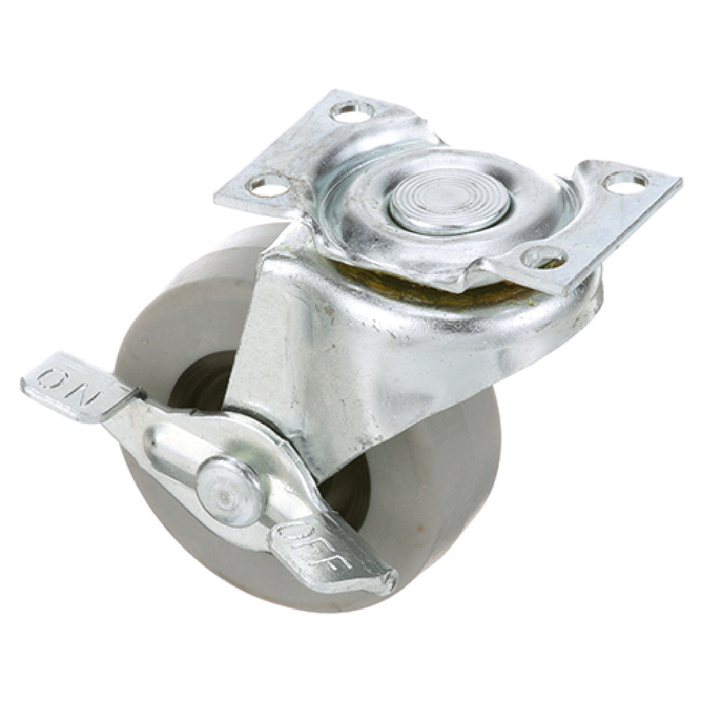 FWE CSTR 2 SB-2 2" Swvl Plt Caster W/bk Fwe